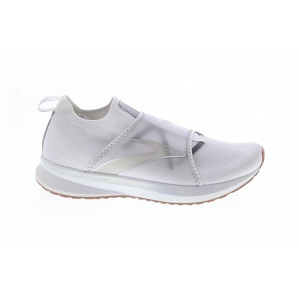 Brooks Levitate 4 LE Running Shoes Womens 8.5 White Slip On Athletic New